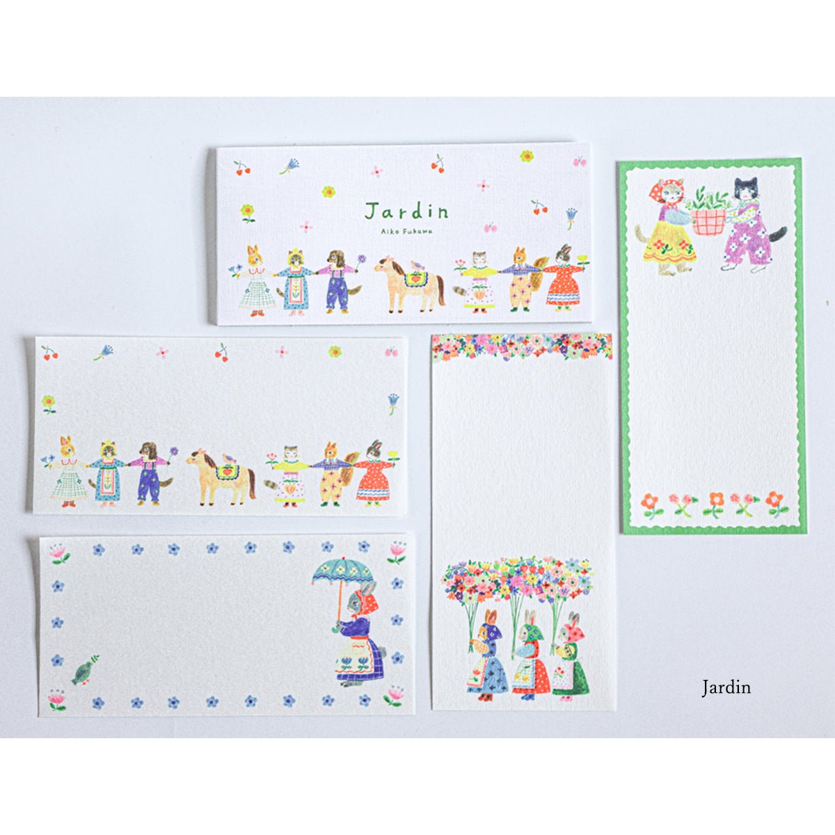 Japanese Notepad, Long, Animals - Scents of Japan