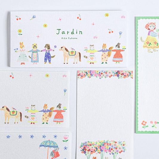 Japanese Notepad, Long, Animals - Scents of Japan