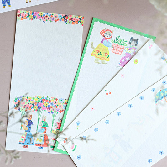 Japanese Notepad, Long, Happiness - Scents of Japan