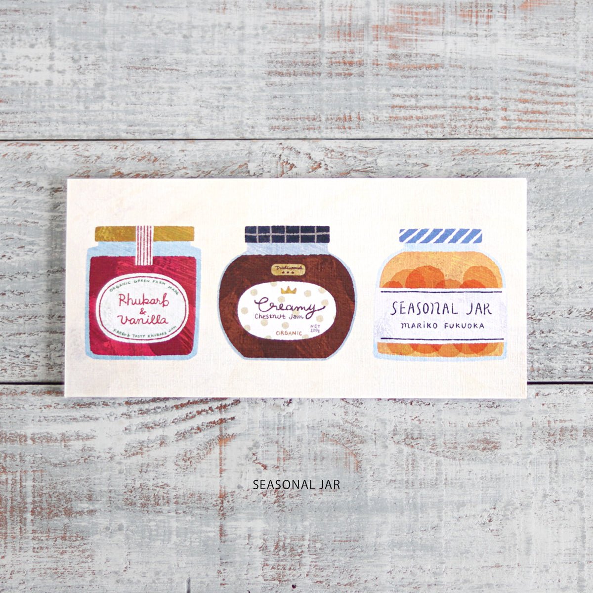 Japanese Notepad, Long, Jam Jars - Scents of Japan