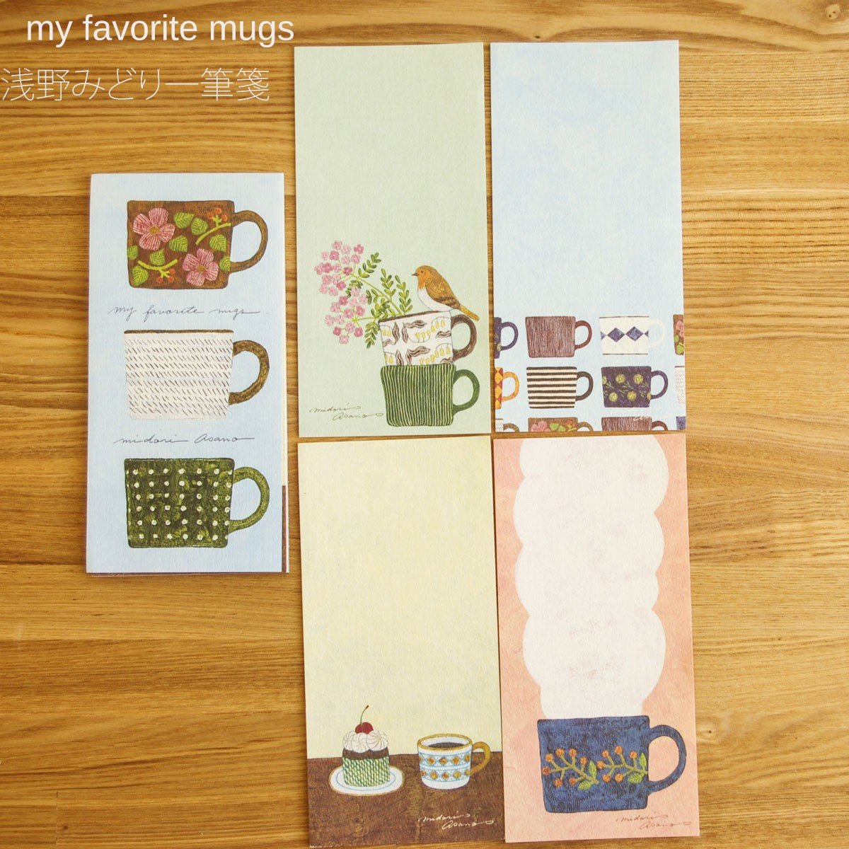 Japanese Notepad, Long, My Favourite Mugs - Scents of Japan