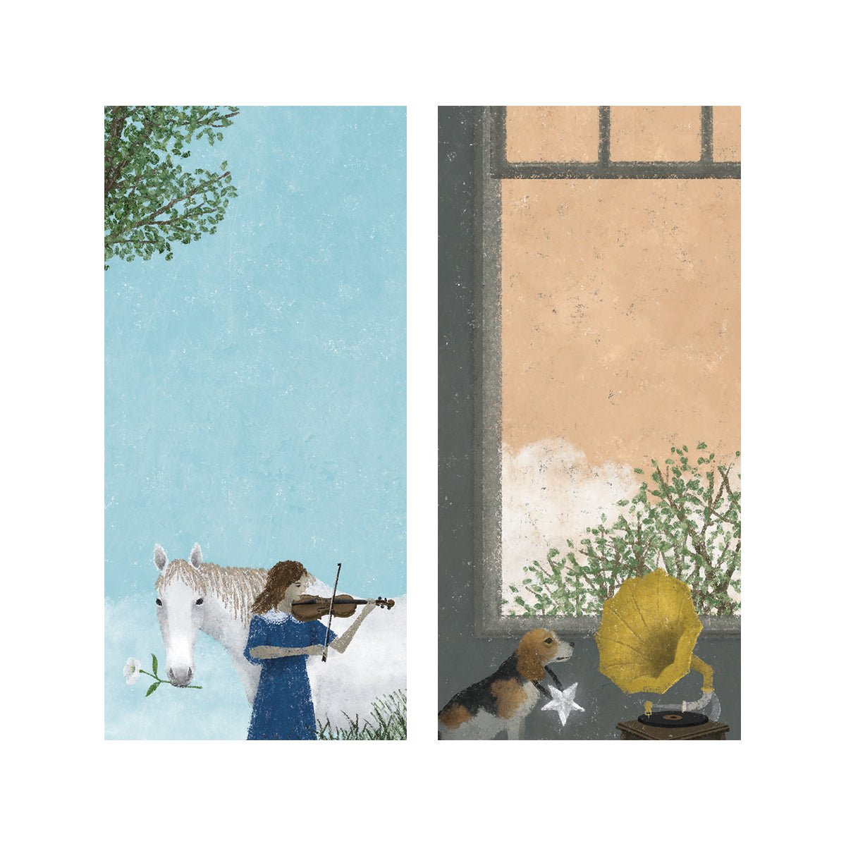 Japanese Notepad, Long, Singing - Scents of Japan