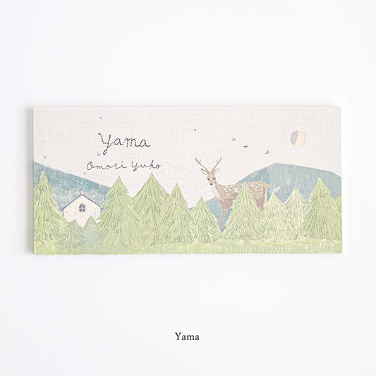 Japanese Notepad, Long, Yama (Mountains) - Scents of Japan