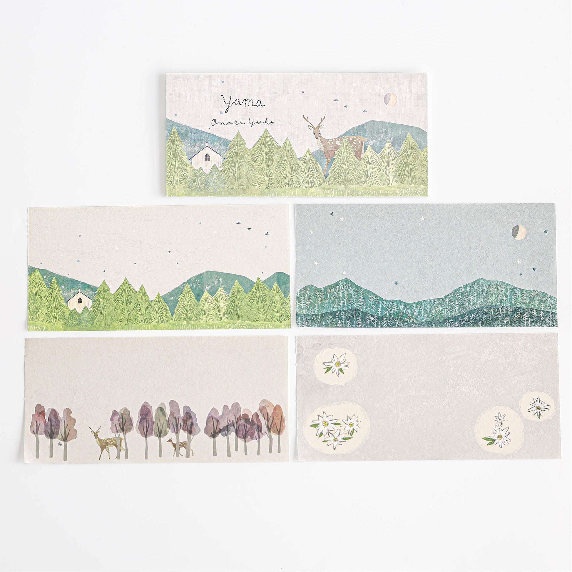 Japanese Notepad, Long, Yama (Mountains) - Scents of Japan