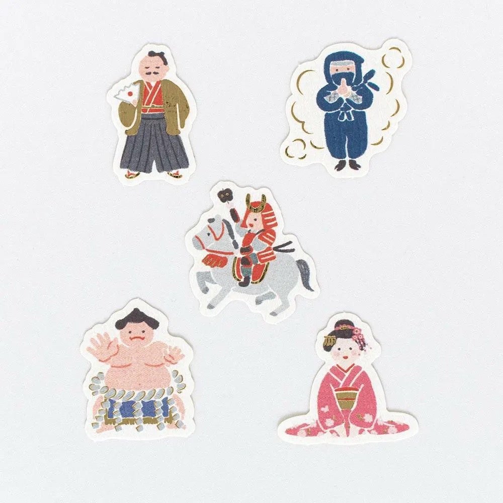 Japanese People & Characters Stickers - Scents of Japan