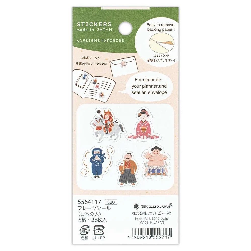 Japanese People & Characters Stickers - Scents of Japan
