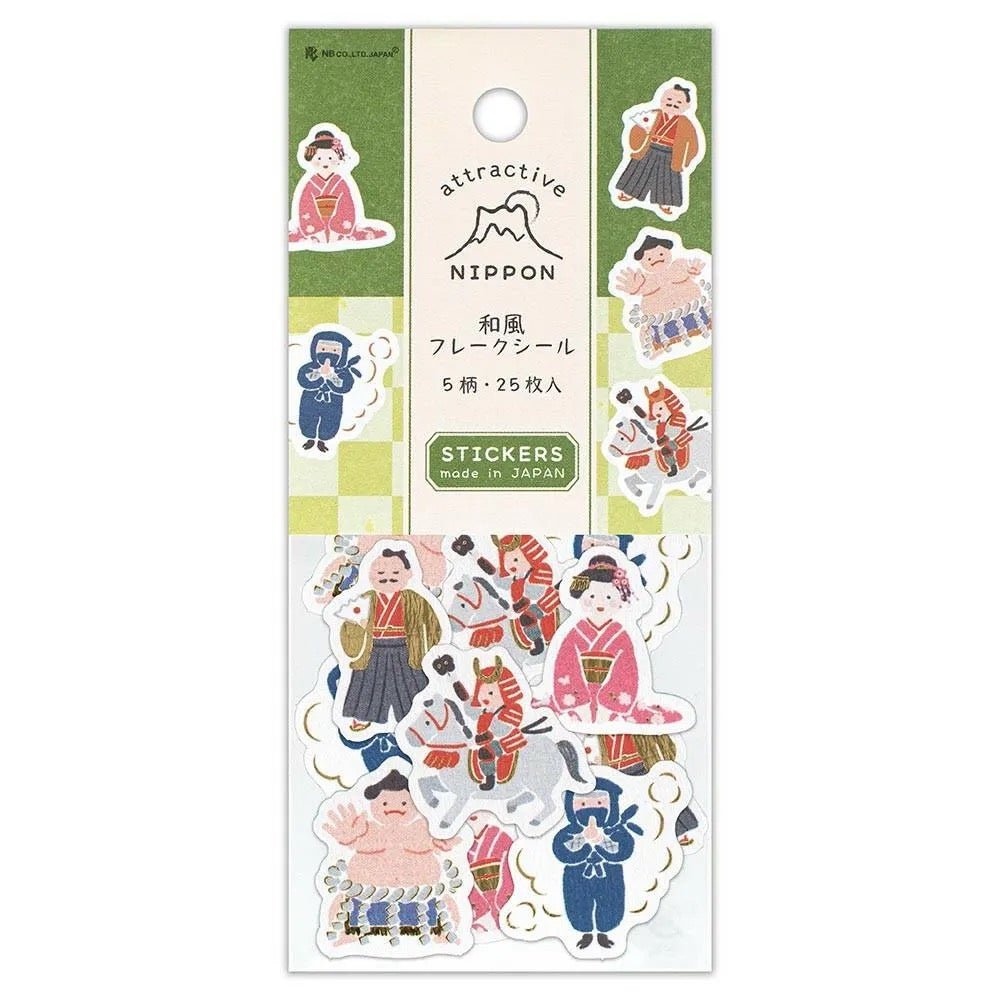 Japanese People & Characters Stickers - Scents of Japan