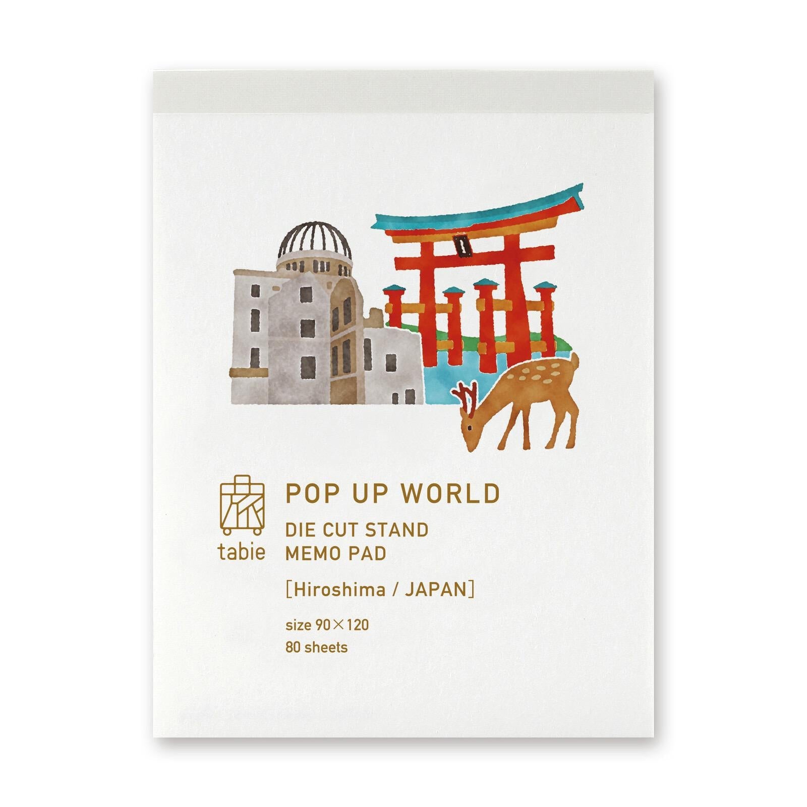 Japanese Pop Up Notepad, Hiroshima - Scents of Japan