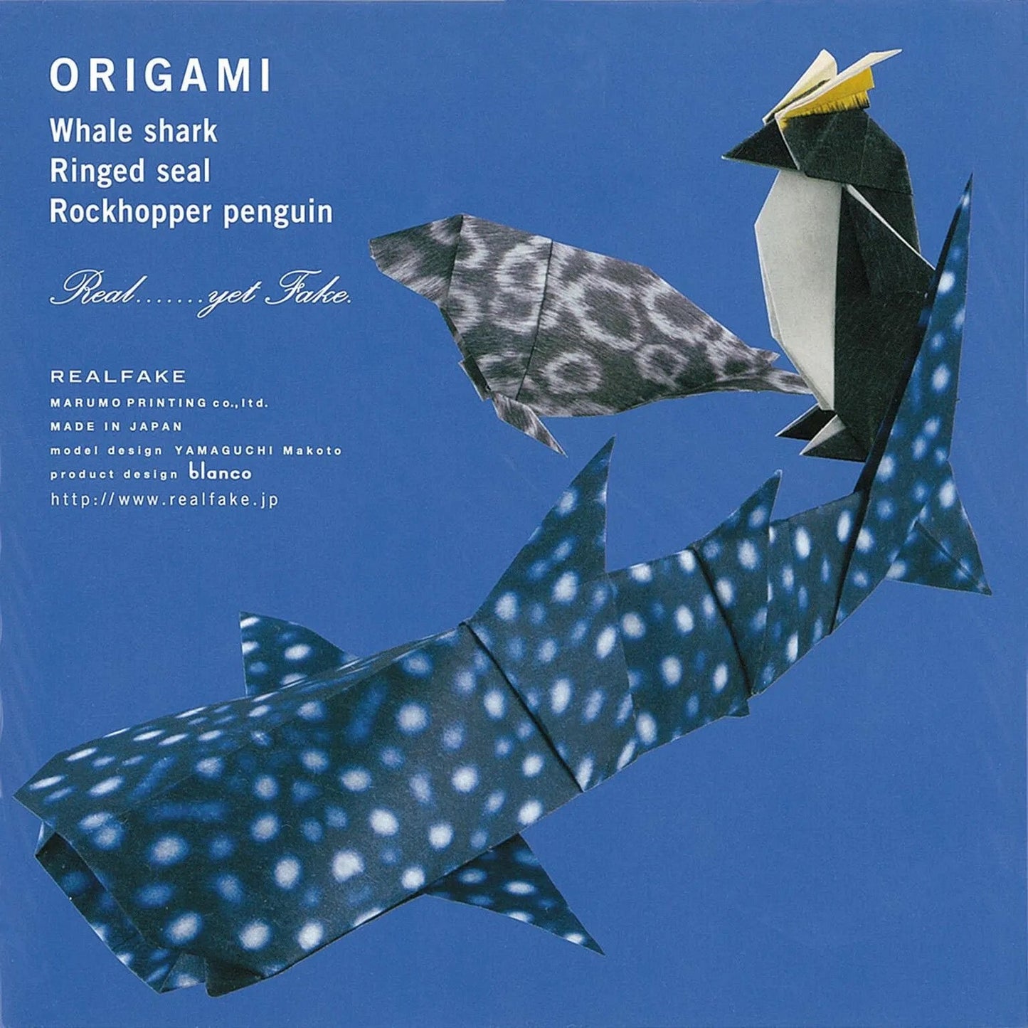 Japanese Printed Origami Paper – Whale Shark, Seal & Penguin - Scents of Japan