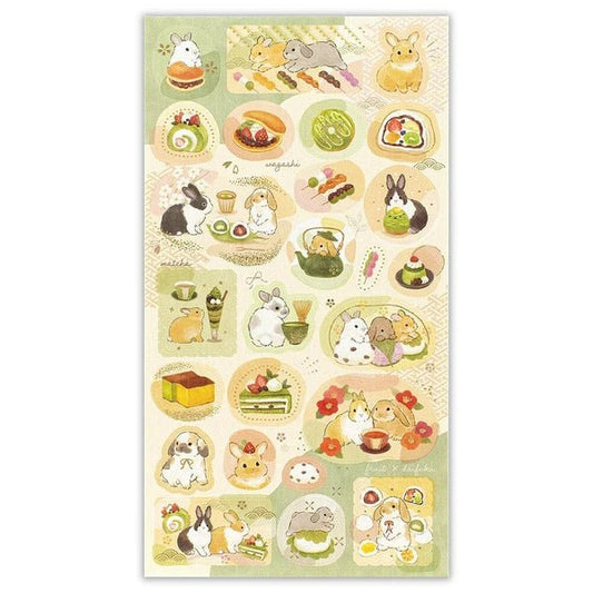 Japanese Rabbits & Japanese Sweets Stickers - Scents of Japan