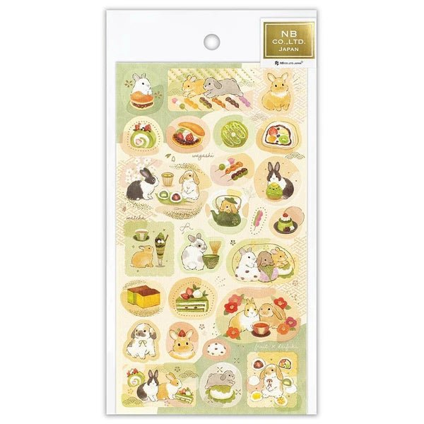 Japanese Rabbits & Japanese Sweets Stickers - Scents of Japan