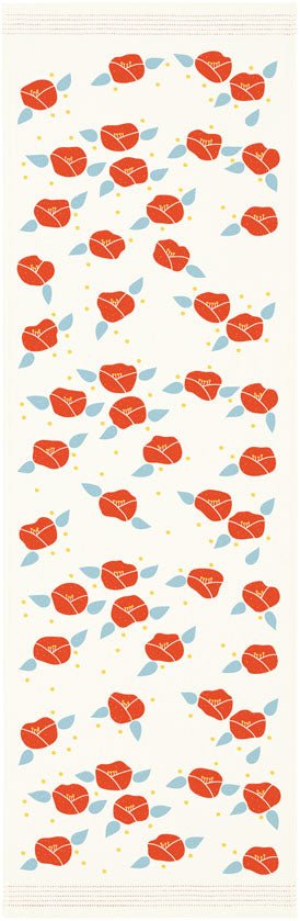 Japanese Tea Towel, Camellia - Scents of Japan