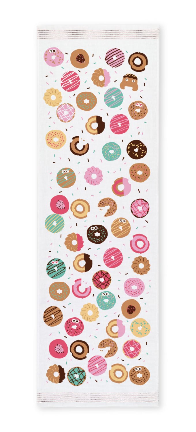 Japanese Tea Towel, Donuts - Scents of Japan