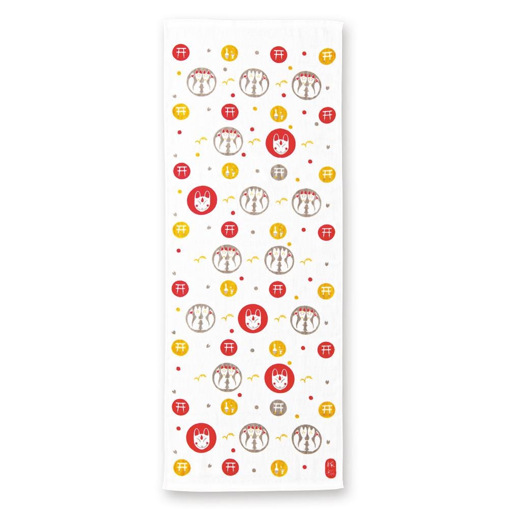 Japanese Tea Towel, Inari Fox - Scents of Japan