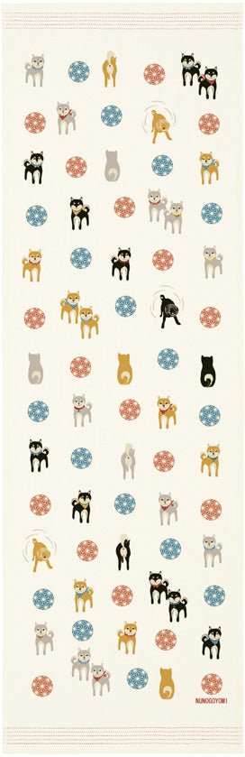 Japanese Tea Towel, Shiba Dog - Scents of Japan
