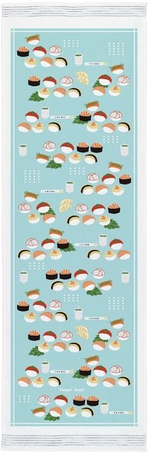 Japanese Tea Towel, Temari Sushi - Scents of Japan