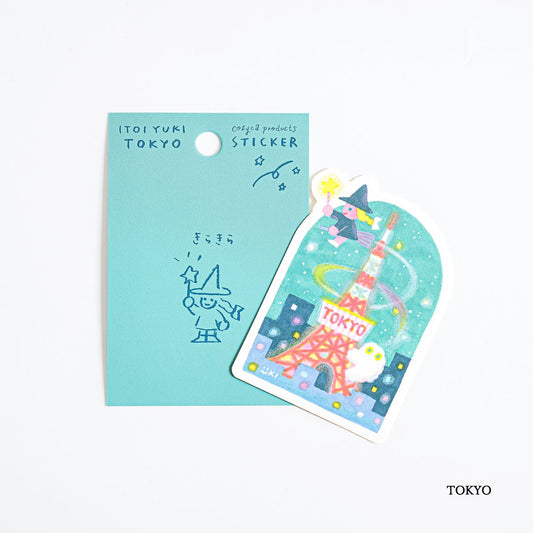 Japanese Vinyl Sticker – Tokyo Tower - Scents of Japan