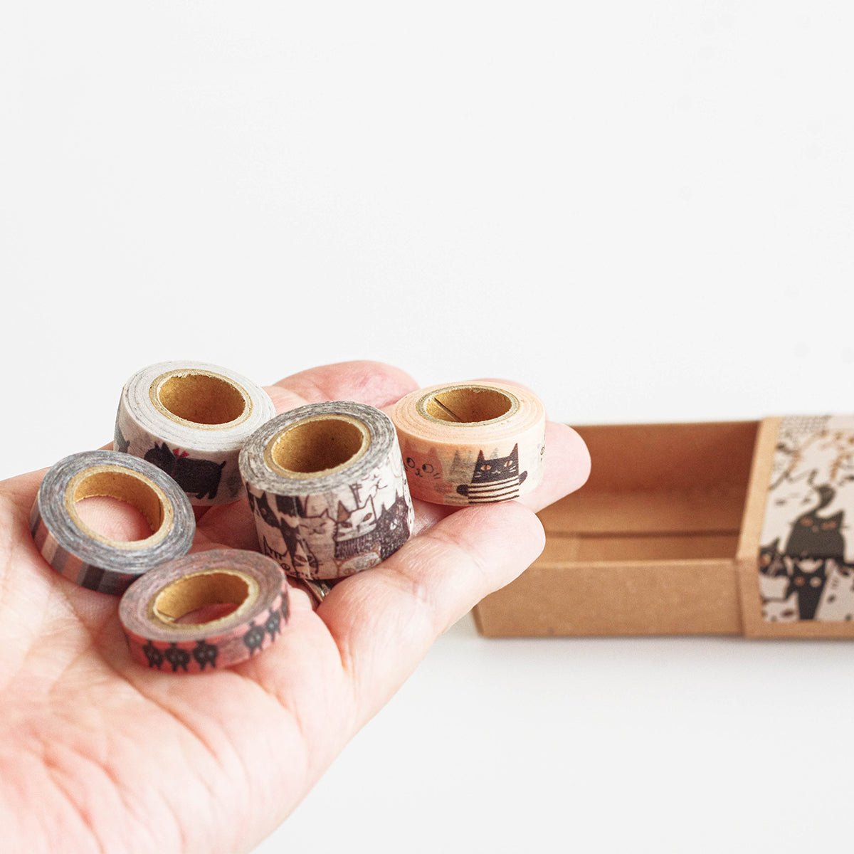 Masking Tape, Mini, Cats - Scents of Japan