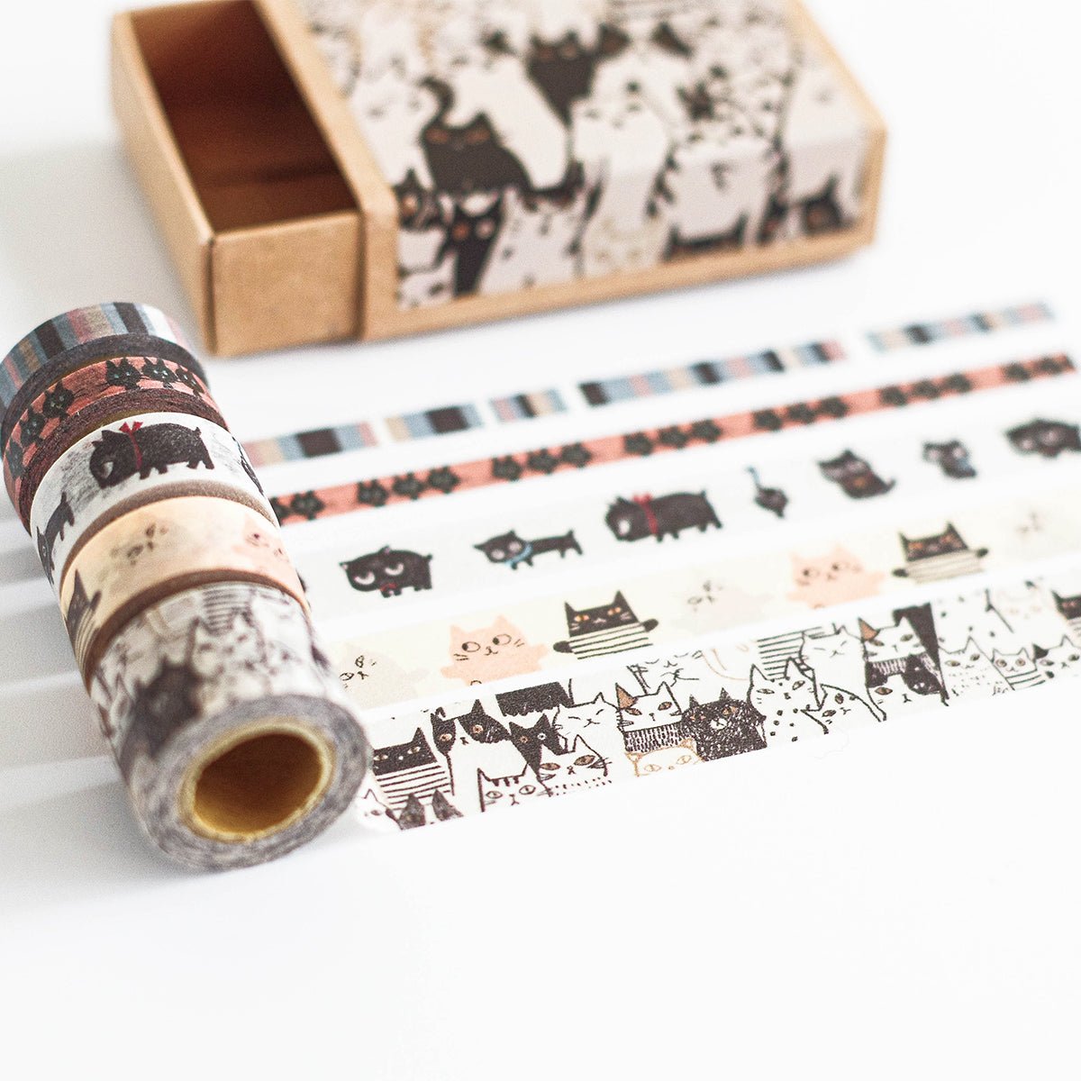 Masking Tape, Mini, Cats - Scents of Japan