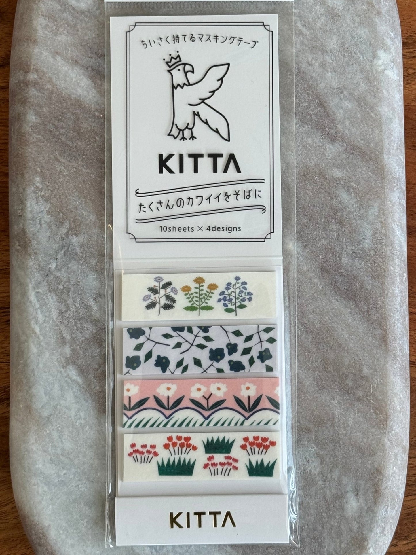 Masking Tape, Strips, Pink & Purple Flowers - Scents of Japan