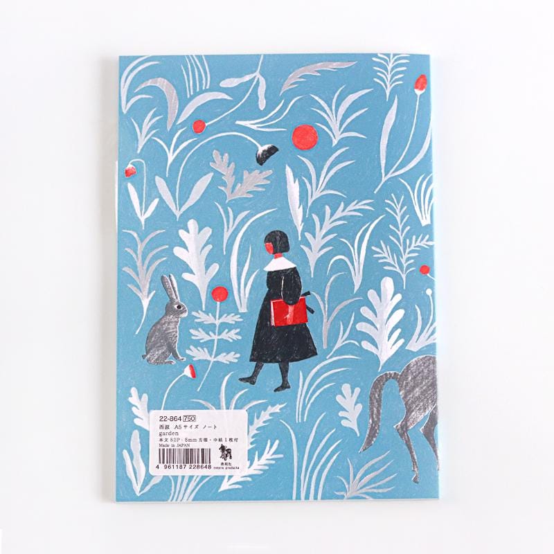 Notebook, A5, Garden & Animals - Scents of Japan