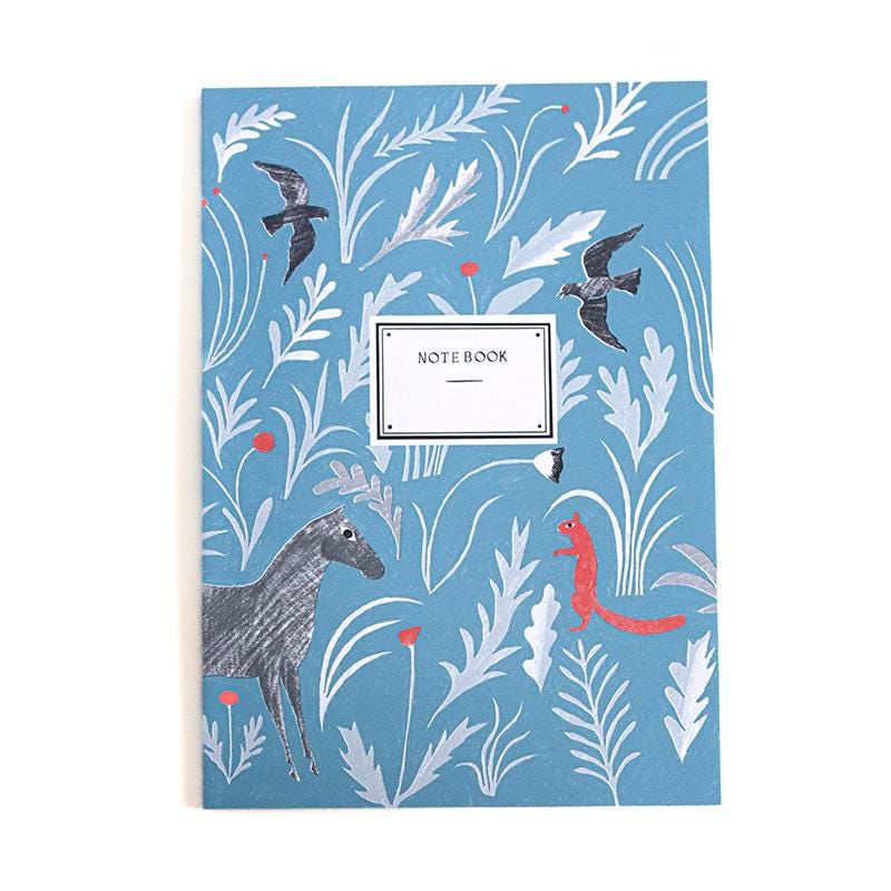 Notebook, A5, Garden & Animals - Scents of Japan