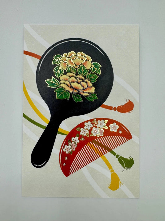 Notecard, Hair Combs - Scents of Japan