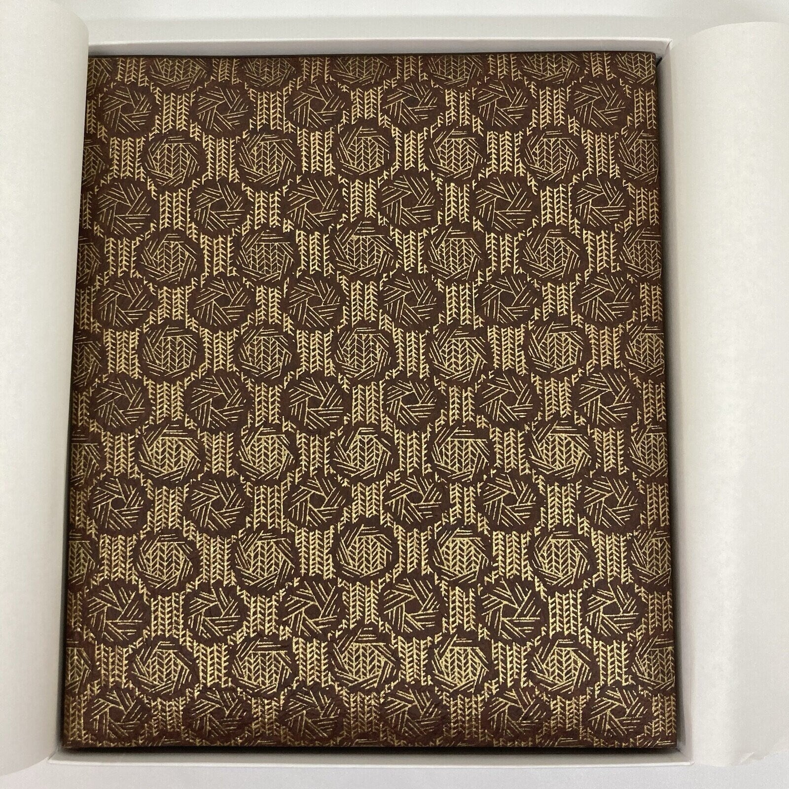 Photo Frame, Yuzen Japanese Paper Box, Gold & Brown - Scents of Japan