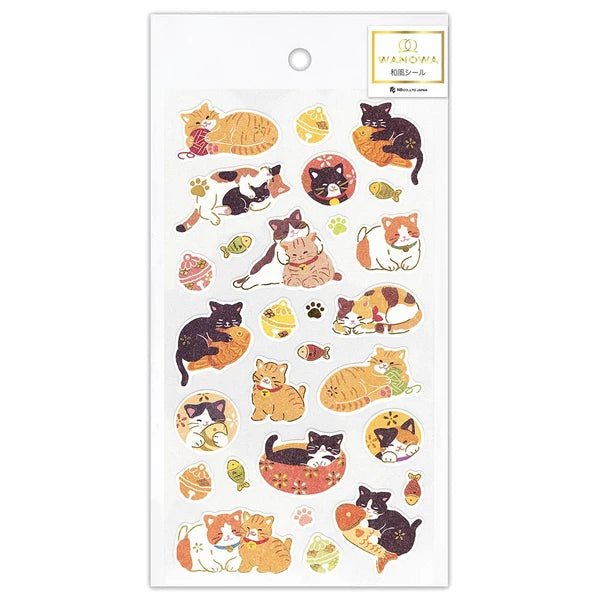 Wanowa Cats Stickers - Scents of Japan