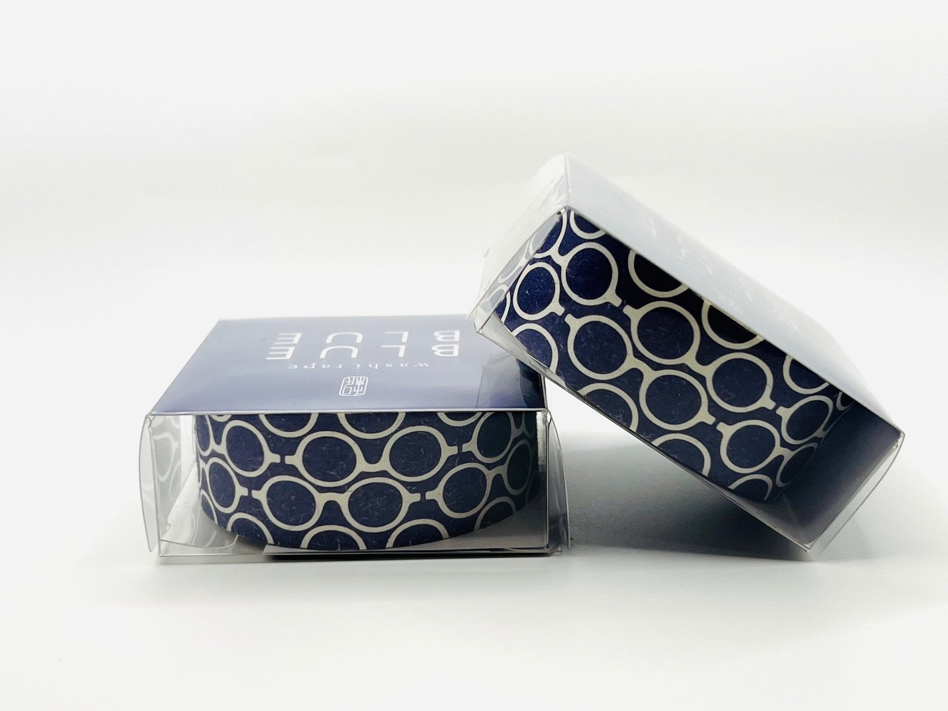 Washi Tape, Dark Blue & White Glasses - Scents of Japan